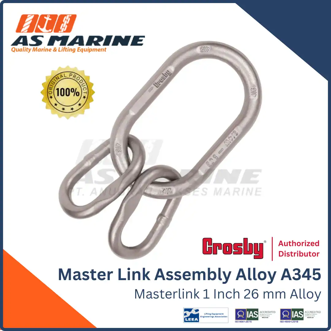 Master Link Assembly / Masterlink Alloy Crosby A345 1 Inch